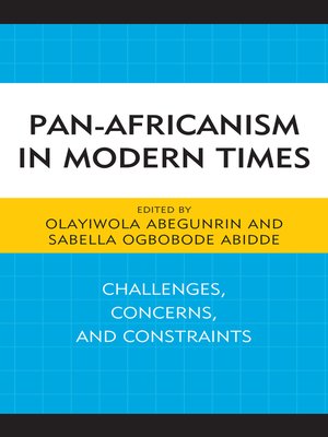 cover image of Pan-Africanism in Modern Times